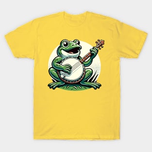 Frog playing the banjo T-Shirt